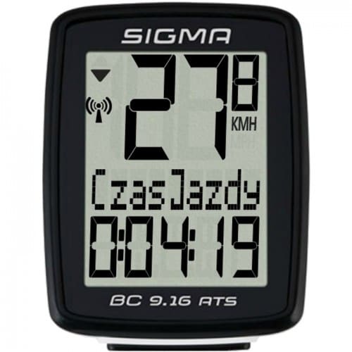 Sigma BC 9.16 ATS Licznik rowerowy bezprzewodowy 10 funkcji